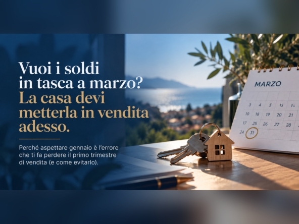 Vuoi i soldi in tasca a marzo? La casa devi metterla in vendita adesso
